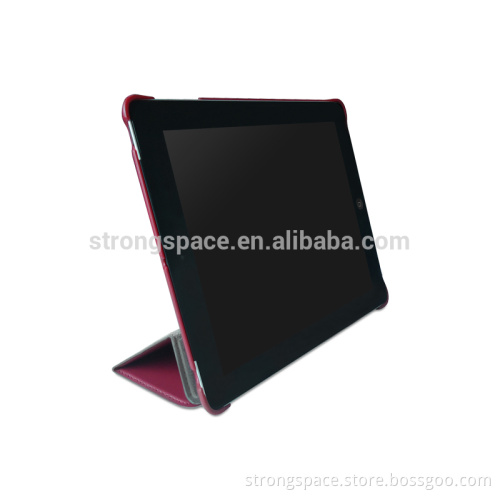 low price high quality leather case for ipad 4
